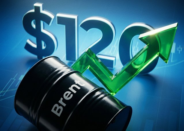 Today Technical Analysis: Brent Oil Surges Above $120, Reaching Its Highest Level Since 2022
